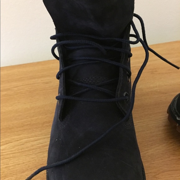Trendy Navy blue timberlands - Picture 5 of 6